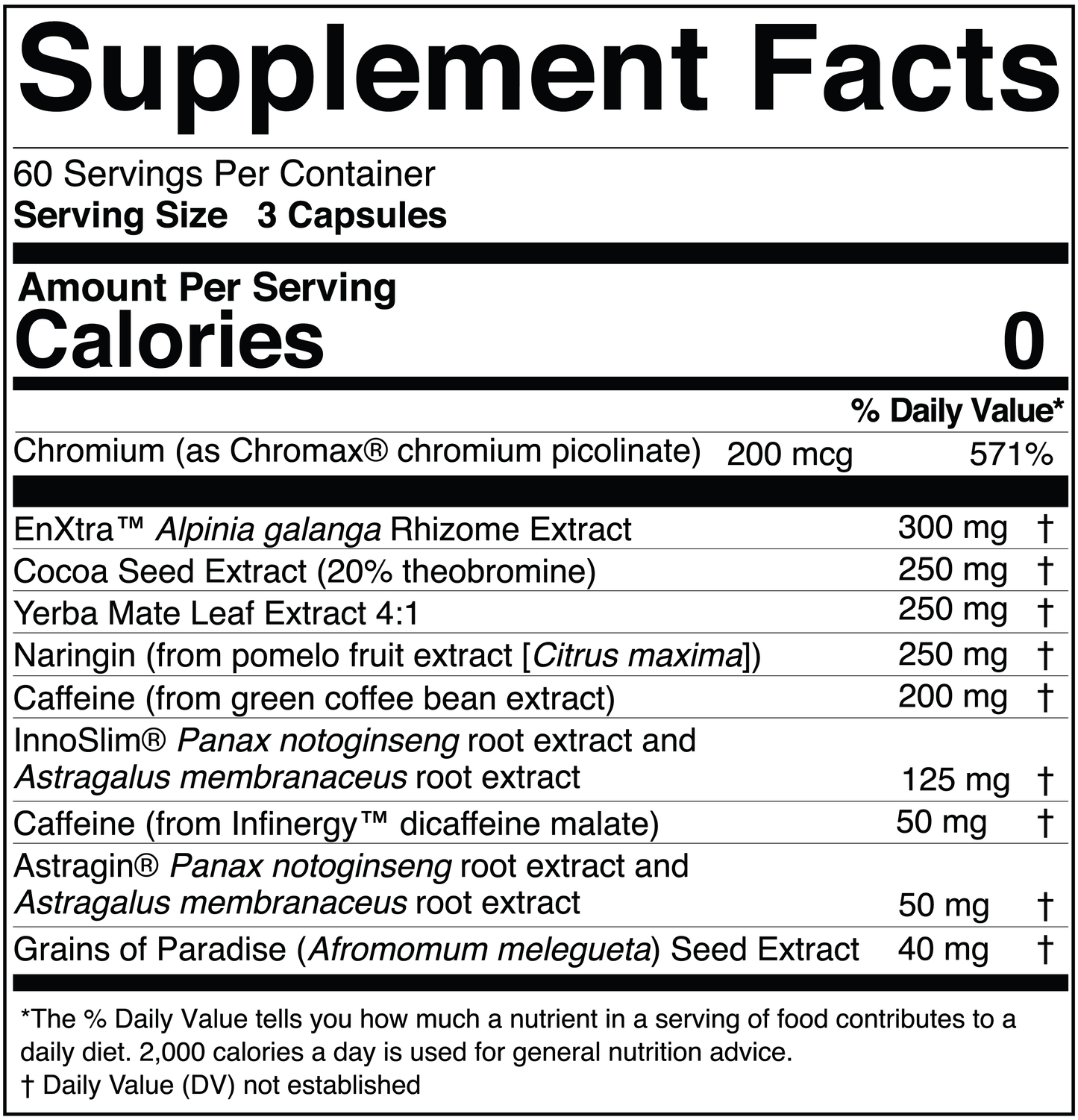 Drop Factor X® Thermogenic Fat Burning Powerhouse