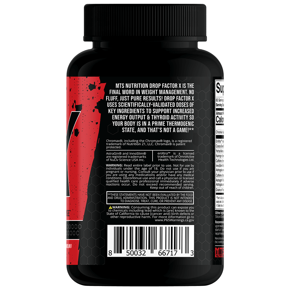 Drop Factor X® Thermogenic Fat Burning Powerhouse